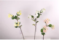 Qx 501211 Iris virágos dekor 9 virággal 3 féle szín 61cm kép