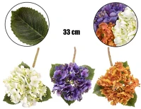 Qx 502303 Iris dekor virág hortenzia szálas 3 szín kép