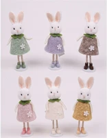 Qx 68906 Iris dekor nyuszilány álló 6 féle szín 17cm kép