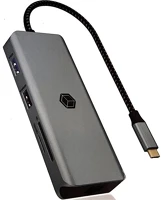 Raidsonic IB-DK4012-CPD Icy box  usb-c dokkoló szürke kép