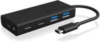 Raidsonic IB-HUB1426-CPD Icy box   5-portos usb-c hub fekete kép