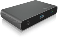 Raidsonic IB-HUB801-TB4 Icybox  4-port hub with thunderbolt 4 interface and up to 8k@30 hz video output kép