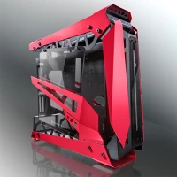 Raijintek 0R20B00185 Nyx pro táp nélküli open frame ház piros kép