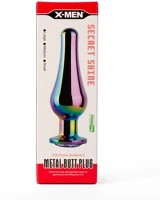 Rainbow H05XMEN000131 X-men secret shine metal butt plug  s kép