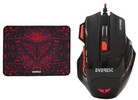 Rampage 1600DPI, 6 Everest sgm-x7 gaming mouse set black kép