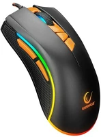 Rampage 3200PI, 6 Egér gamer - smx-r9 (3200pi, 6 gomb, makro, rgb led, 1,8m, harisnyázott kábel, fekete) kép