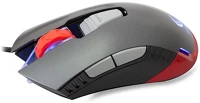 Rampage SMX-R11 egér gamer -  cyrex (4000dpi, 6 gomb, makro, rgb led, harisnyázott kábel, fekete) kép