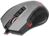 Rampage 3000DPI, 8 egér gamer - smx-r81 ( gomb, makro, led, harisnyázott kábel, szürke) kép