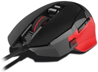Rampage 3050, 4000DPI, 8 egér gamer - smx-r13 centaur (avago  gomb, makro, rgb led, harisnyázott kábel, fekete) kép
