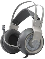 Rampage SN-RW9 fejhallgató -  carisma (7.1, mikrofon, usb, hangerőszabályzó, nagy-párnás, 2m kábel, szürke) kép