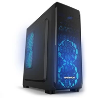 Rampage 28681 Számítógépház - 66S Mesh (fekete; ATX; alsó táp; 2xUSB3.0 + 2xUSB2.0 kép