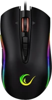 Rampage 10000DPI, PMW3325; 10 Egér gamer - smx-r15 shine (10000dpi, pmw3325; 10 gomb, makro, rgb led, harisnyázott kábel, fekete) kép
