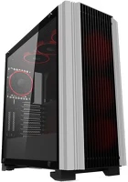 Rampage 28870 Rampage számítógépház - the king (fekete; üveg ablakos; atx; alsó táp; 4x120mm rgb; 2xusb3.0) kép
