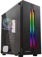 Rampage 30503 Számítógépház - spectra rgb (fekete; ablakos; atx; alsó táp; 2x120mm; 1xusb3.0 + 2xusb2.0, i/o; porszűrő) kép