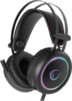 Rampage 30505 Stormy rgb gaming fejhallgató headset fekete kép