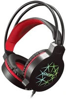 Rampage SN-GX7 Sn-gx7 crazy gaming fejhallgató headset fekete kép