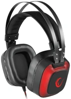 Rampage SN-RW77 fejhallgató -  prestige (7.1, mikrofon, usb, hangerőszabályzó, nagy-párnás, 2m kábel, fekete-piros) kép