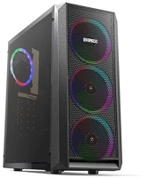 Rampage X-MESH everest számítógépház -  (fekete; ablakos; atx; 3x120mm + 1x90mm led; 1xusb3.0 + 2xusb2.0, i/o; porszűrő) kép