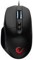 Rampage SMX-R90 egér gamer -  sector rgb (pmw3389,16000dpi, 8 gomb, makro, 1,8m kábel, fekete) kép