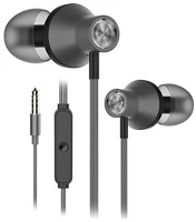 Rampage 33369 Fülhallgató - snj19 (mikrofon, 3.5mm trrs jack, 1.2m kábel, szürke) kép