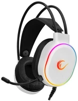 Rampage 36120 Fejhallgató - rogue (7.1, mikrofon, usb, hangerőszabályzó, nagy-párnás, fehér, led) kép