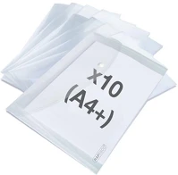 Rapesco 1816 Irattartó tasak, a4+, pp, patentos,  