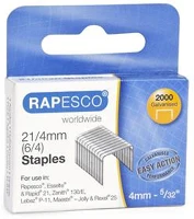 Rapesco 21/4 Tűzőkapocs, 21/4, horganyzott, kép