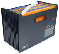 Rapesco COR_IR1489 harmonika irattartó, a4, pp, 13 rekeszes, antibakteriális, rapesco kép