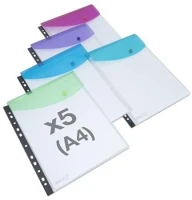 Rapesco COR_IR1630 irattartó tasak, a4+, lefűzhető, patentos, rapesco 