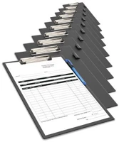 Rapesco COR_IR1745 Felírótábla, pvc, a4+, 10 db, fekete kép