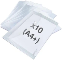 Rapesco COR_IR1816 Irattartó tasak, a4+, pp, patentos,  