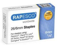 Rapesco COR_IRS11661Z3 Tűzőkapocs, 26/6, horganyzott, kép