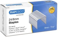 Rapesco S24807Z3 Tűzőkapocs, 24/8, horganyzott, kép
