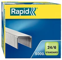 Rapid 24/6 5000/DOB Tűzőkapocs  standard 24/6 5000/dob kép
