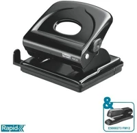 Rapid COR_E21835501 Lyukasztó, kétlyukú, 25 lap, fém,  