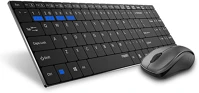 Rapoo 184530 m9060 bluetooth 3.0/4.0 + 2.4ghz vezeték nélküli billentyűzet + egér kép
