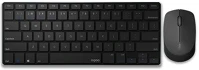 Rapoo 9000M 192500 9000m vezeték nélküli fekete billentyűzet és egér kép