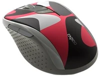 Rapoo R184339 M500 vezeték nélküli (bluetooth 3.0,4.0 és 2,4ghz) egér piros kép