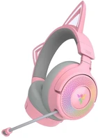 Razer RZ04-05170200-R3M1 Kraken kitty v3 pro headset játékhoz, vezeték nélküli, quartz kép