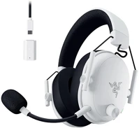 Razer RZ04-05410400-R3M1 Blackshark v3 headset játékhoz - 2,4ghz + bt + usb, fehér kép