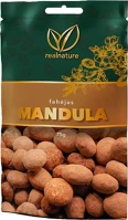 Real nature 55309 Mandula, 75 g, tejcsokoládés-fahéjas kép