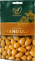 Real nature 55385 Mandula, 75 g, karamellás kép