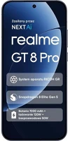 Realme 16+512 BLUE REALME Gt 8 pro 512gb dual sim okostelefon kék (urban blue) kép