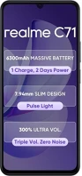 Realme 6+128 REALME C71 128gb dual sim okostelefon fekete (midnight lily) kép