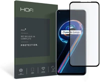 Realme FD9589046920523 9 pro üvegfólia - hofi fekete keretes kijezővédő üvegfólia kép