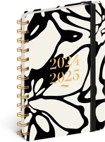 Realsystem 2024/2025 13×18CM 18 Petito abstract 2024/2025 13×18cm 18 hónapos spirálos naptár kép