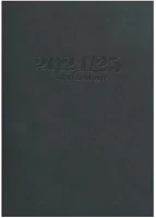 Realsystem 23.0014001 Tanári zsebkönyv  műbőr a/5 heti fekete 2025-2026 kép