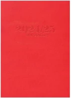Realsystem 23.0014010 Tanári zsebkönyv  műbőr a/5 heti piros 2025-2026 kép