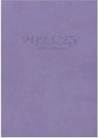 Realsystem 23.0014032 Tanári zsebkönyv műbőr a/5 heti lila 2025-2026 kép