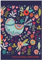 Realsystem 23.0014363 Tanítói zsebkönyv  papírborító a/5 heti madár 2025-2026 kép